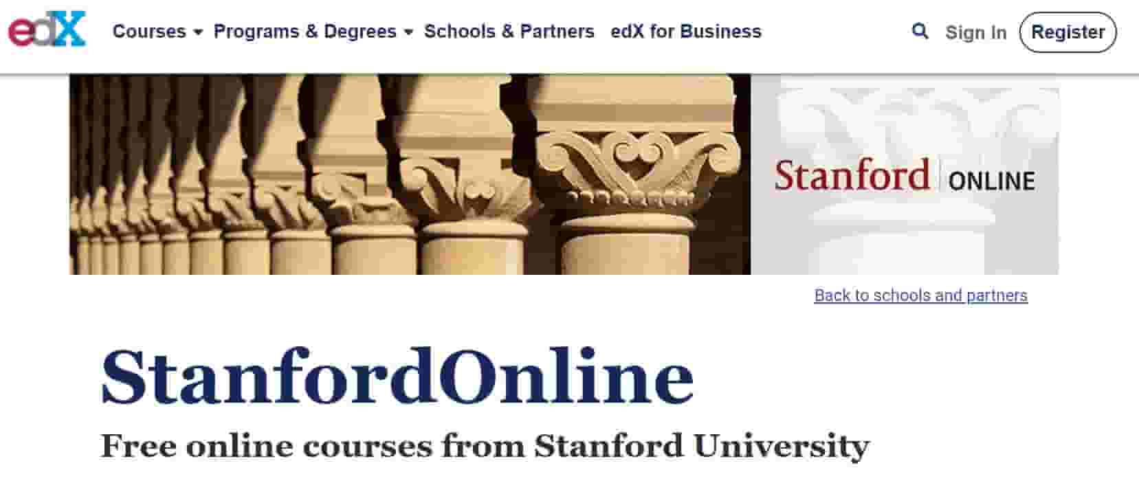 Stanford Free Education Online
