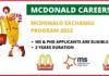 McDonald Exchange Program 2022