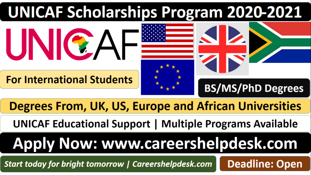 Unicaf Scholarship Program 2020 In Europe Funded Opportunity Desk