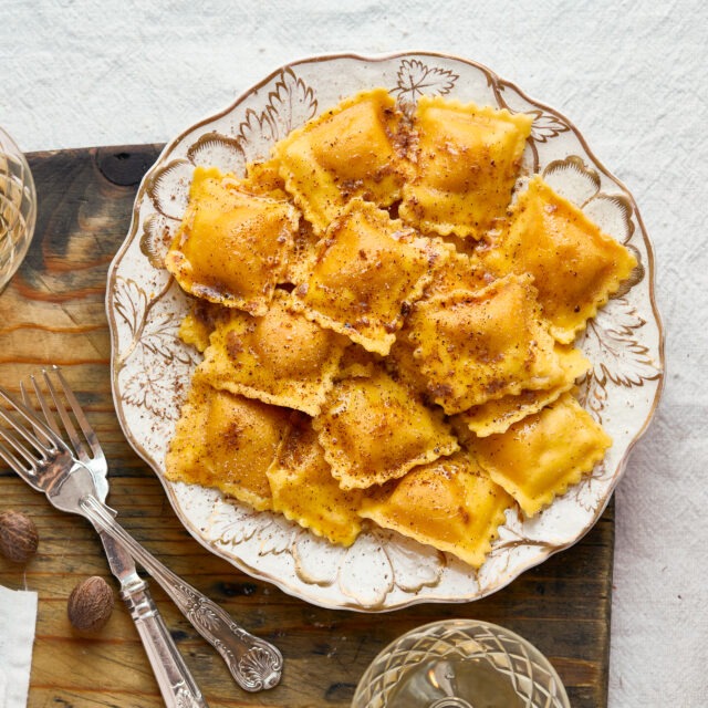 Luxurious Golden Truffle Ravioli