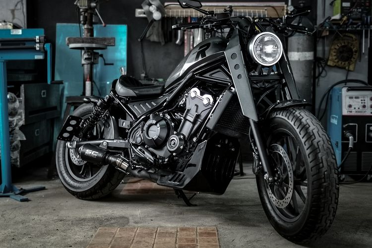 Modifikasi Honda Rebel