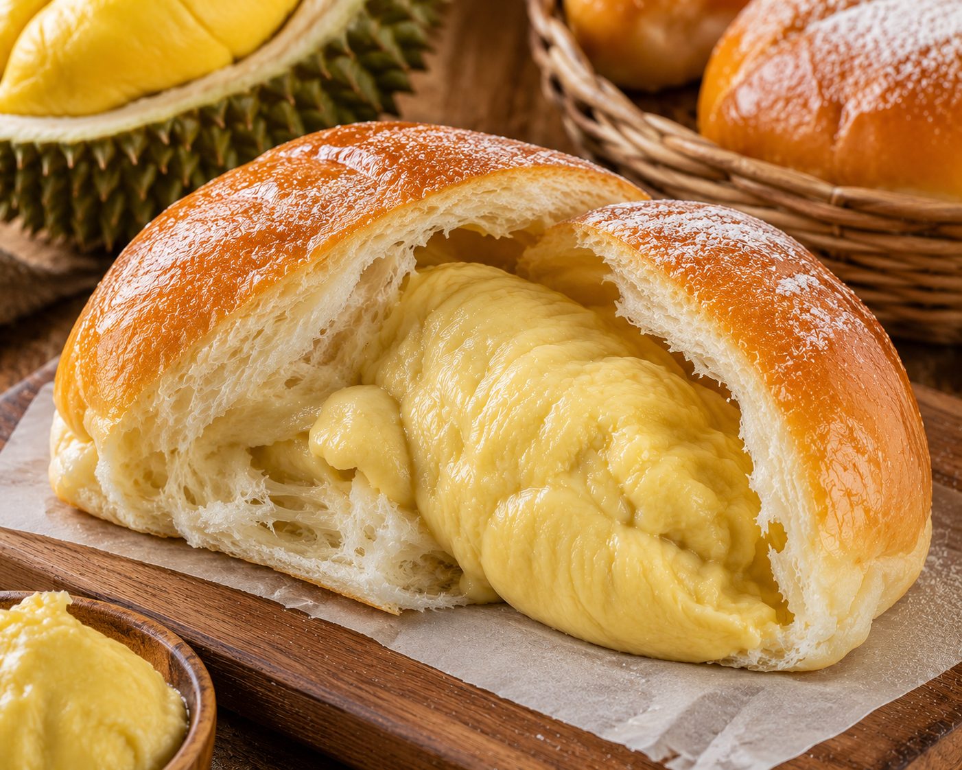 Roti Belah Durian