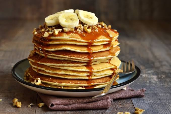 Pancake Pisang Matcha